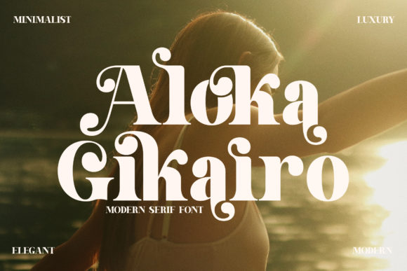 Aloka Gikairo: A Serif Script Font for Modern Branding