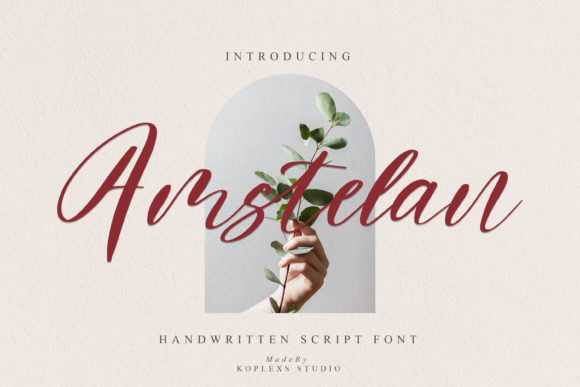 Amstelan: The Script Font for Elegant Design