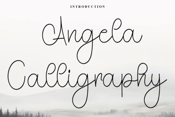 Angela Calligraphy: A Modern Script for Elegant Design
