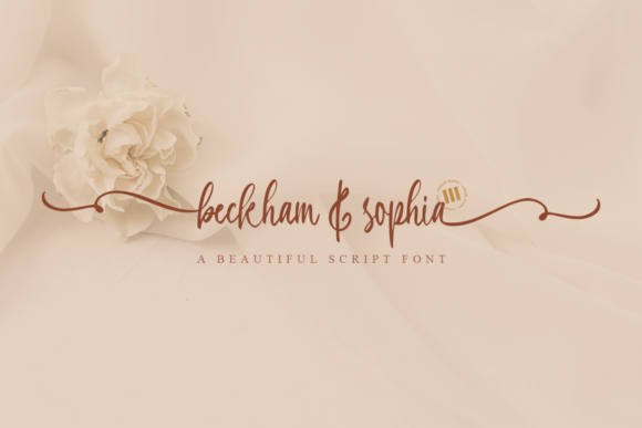 Beckham & Sophia: Elevate Your Design with This Enchanting Script
