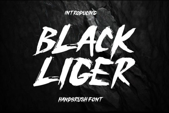 Black Liger: The Artisan Script for Modern Design
