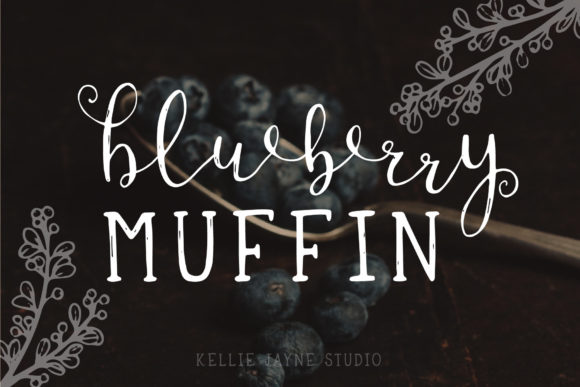 Blueberry Muffin: A Whimsical Font Duo for Authentic Branding