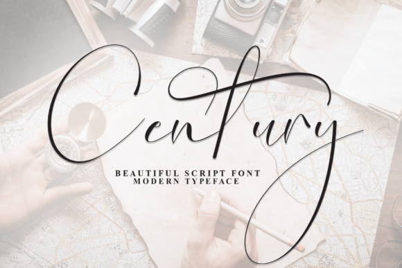 Century: A Modern Script Font for Elegant Design