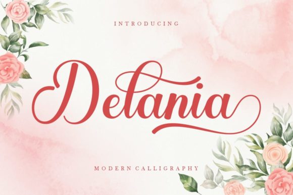Delania: Elevating Visual Design with Elegant Script Typography