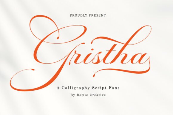 Gristha: Elevate Your Design with Elegant Calligraphy