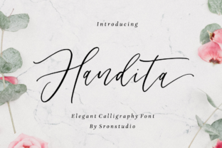 Handita: A Modern Calligraphy Font with Personality