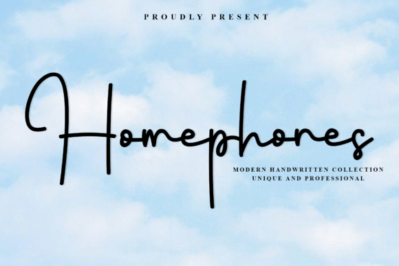 Homephones: Elevating Your Design with Elegant Script