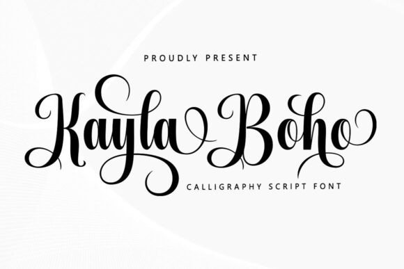 Kayla Boho: Elevating Design with Elegant Script Typography