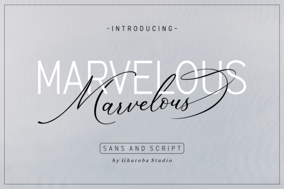 Marvelous Duo: A Typography Pairing for Modern Design