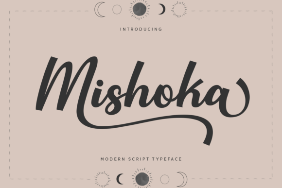 Mishoka: Bold Script Typography for Modern Design