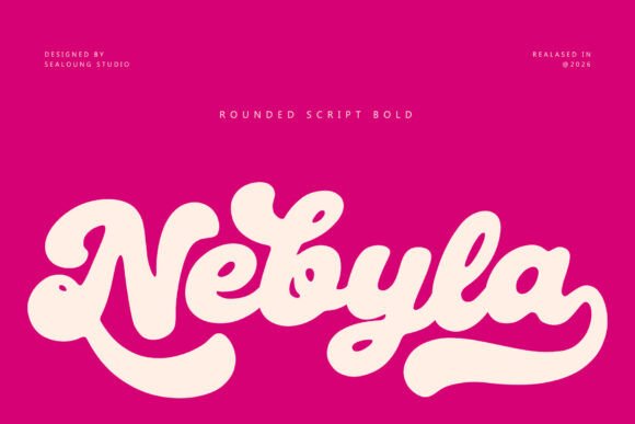 Nebyla Font: The Bold Script for Modern Branding