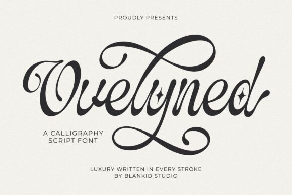 Ovelyned: The Stylish Script Font for Modern Design