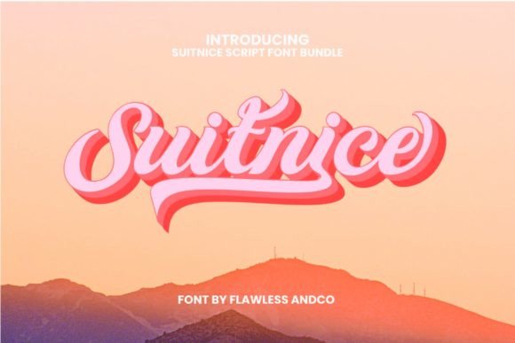 Suitnice: Capturing Retro Groove in Modern Graphic Design